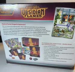 Pokemon: Scarlet & Violet Obsidian Flames Elite Trainer Box ETB New Factory Seal - Image 2