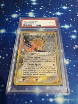 Pokemon TCG - Jolteon 7/113 Holo Delta Species PSA 8 - Image 1