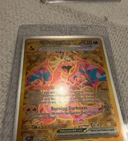 Pokemon TCG Charizard ex Obsidian Flames 228/197 Gold Hyper Rare - Image 1