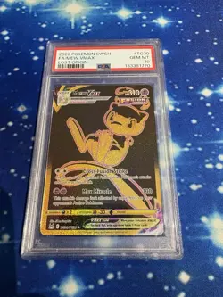 Pokemon Mew VMAX Secret Rare TG30 Lost Origin Trainer Gallery PSA 10 Holo - Image 1