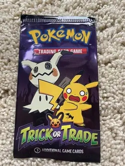 120x New Packs Pokemon Halloween Trick or Trade Booster 3 Cards per Pack - Image 2