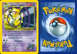 SABRINA'S KADABRA 58/132 UNCOMMON GYM CHALLENGE POKEMON UNLIMITED MP - Image 3