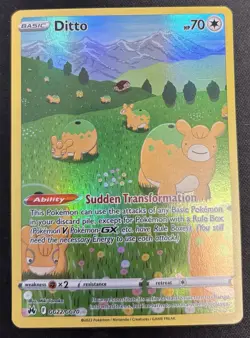 Ditto - GG22/GG70 Crown Zenith Galarian Gallery Pokemon - NM - Image 1