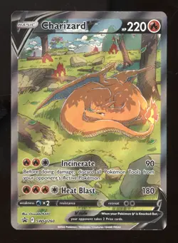 2022 Pokemon Sword & Shield Black Star Promos Charizard V #SWSH260 - Image 1