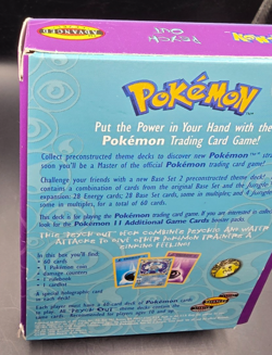 Pokemon TCG WOTC 2000 Base Set 2 Psych Out EMPTY Theme Deck with Rule Book - Image 4