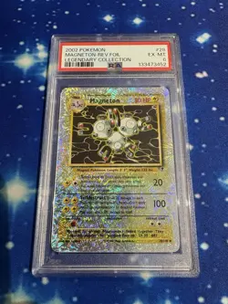 Pokemon Legendary Collection X4 Reverse Holo Grimer, Magneton, Tauros Voltorb - Image 1