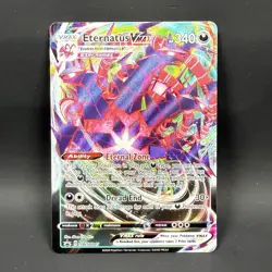 Pokemon Eternatus Vmax Swsh045 NM Full Art Black Star Promo - Image 1