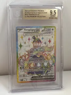 BGS 9.5💫 Pokemon | Scarlet & Violet | Terapagos ex SVP 165 | Black Star Promo - Image 2