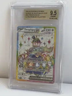BGS 9.5💫 Pokemon | Scarlet & Violet | Terapagos ex SVP 165 | Black Star Promo - Image 3