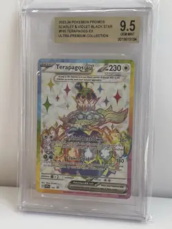 BGS 9.5💫 Pokemon | Scarlet & Violet | Terapagos ex SVP 165 | Black Star Promo - Image 4