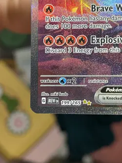 Charizard ex 199/165 Pokemon Scarlet & Violet 151 SIR Special Illustration Rare - Image 5