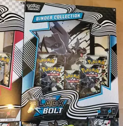 Pokemon Black Bolt & White Flare Binder Collections & 2 Unova Poster Collections - Image 4