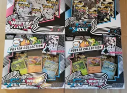 Pokemon Black Bolt & White Flare Binder Collections & 2 Unova Poster Collections - Image 5