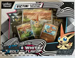 Pokemon Victini Illustration Collection Box Sealed Black Bolt White Flare - Image 1