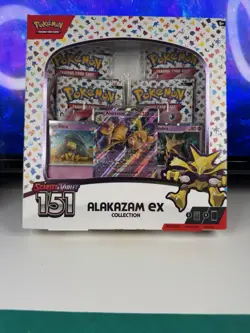 Pokemon Scarlet & Violet 151 Alakazam ex Collection Box Promo Booster 2023 - Image 1