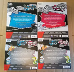Pokemon Black Bolt And White Flare Binder Collection + 2 Poster Collections - Image 2
