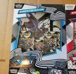 Pokemon Black Bolt And White Flare Binder Collection + 2 Poster Collections - Image 3