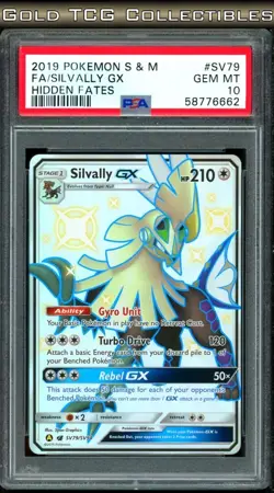 PSA 10 ⭐Pokemon Silvally GX SV79 79 Full Art Shiny Hidden Fates Sun Moon Graded - Image 1