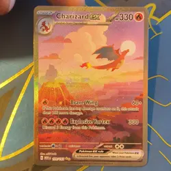Pokemon Charizard ex 199/165 Special Illustration Rare Full Art Holo 330HP 2024 - Image 4