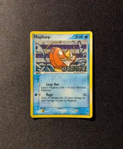 Pokemon EX DEOXYS - #64/107 Magikarp - Reverse Holo - ENG - Heavily Played - Image 3