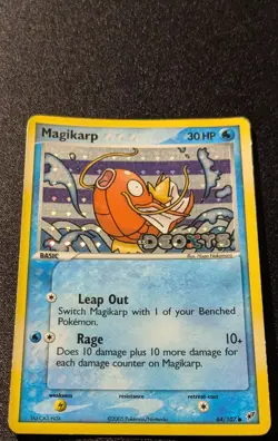 Pokemon EX DEOXYS - #64/107 Magikarp - Reverse Holo - ENG - Heavily Played - Image 4