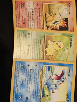Pokemon: JUMBO First Partner Pack [Johto] - Chikorita, Cyndaquil, Tototodile - Image 1