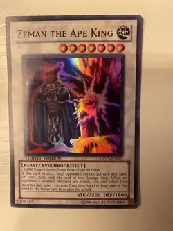 Zeman The Ape King - DPC5-EN002 - Super Rare - Limited Edition - LP - Image 1