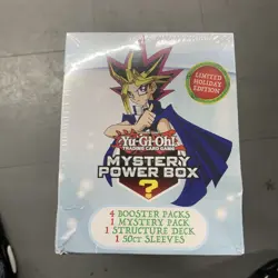 2023 Yu-Gi-Oh! Mystery Power Box Limited Holiday Edition Yugioh 5 Packs (CB) - Image 1
