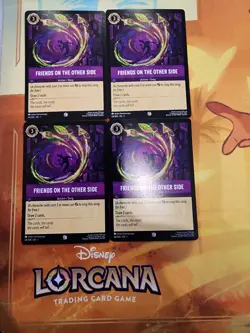 Disney Lorcana Friends On The Other Side 64/204 The First Chapter 4x Playset NM - Image 1