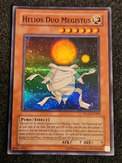 Yugioh Helios Duo Megistus WC6-EN003 Unlimited Super Rare LP - Image 1