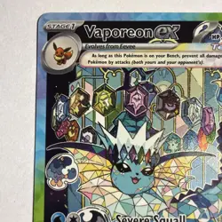 Pokemon Vaporeon ex 149/131 Special Illustration Rare Prismatic Evolutions - Image 2