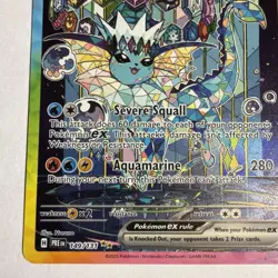 Pokemon Vaporeon ex 149/131 Special Illustration Rare Prismatic Evolutions - Image 5