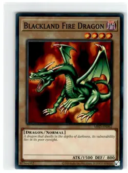 Yu-Gi-Oh! Blackland Fire Dragon Common MRD-EN062 Lightly Played Unlimited - Image 1