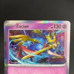 Zacian Pokemon Phantasmal Flames Staff Promo #015 - Image 3