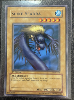 Yu-Gi-Oh! SPIKE SEADRA - LOB-103 - 1st Edition - NM Never Played With - Image 1