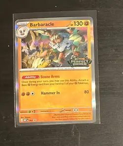 Pokemon Barbaracle 065 Holo – Perfect Order Staff Promo – NM - Image 1