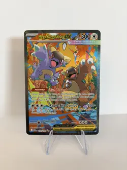 Pokemon Mega Kangaskhan EX Rare Full Art Holo MEGA 182/132 - Image 1