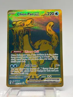 Pokemon TCG: Chien-Pao ex (242/091) Hyper Rare --SV: Paldean Fates - Image 1