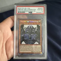 Konami Yu-Gi-Oh! Obelisk The Tormentor TN19-EN007 PSA 10 Prismatic Secret Rare - Image 1