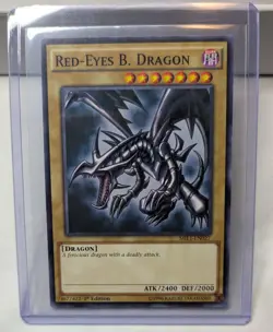 1st Ed Red-Eyes Black Dragon MIL1-EN027 Yugioh - Image 2