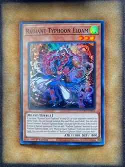 Yugioh Radiant Typhoon Eldam DOOD-EN013 Super Rare 1st Ed NM - Image 1
