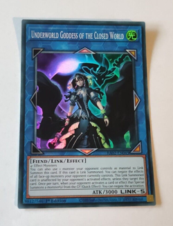 Yu-Gi-Oh! Underworld Goddess of the Closed World (RA02-EN045) SR English MINT - Image 1