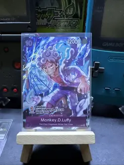 ONE PIECE CARD GAME MONKEY.D.LUFFY P-041 BANDAI CARD GAMES FEST 23-24 WORLD TOUR - Image 1
