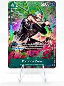 OP15 Roronoa Zoro Treasure Rare PRERELEASE NM - Image 1