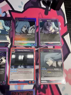 Mahito Jujutsu Kaisen Union Arena 7 Card Lot - Image 3