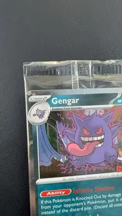 Pokemon TCG GameStop Promo Gengar Stage 2 130 HP Mind Jack Card 050/088 - Image 3