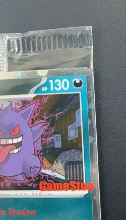 Pokemon TCG GameStop Promo Gengar Stage 2 130 HP Mind Jack Card 050/088 - Image 4
