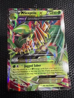 Pokemon TCG Mega M Sceptile EX Card 8/98! Mint. Comes With Sleeve. - Image 1