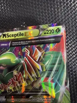 Pokemon TCG Mega M Sceptile EX Card 8/98! Mint. Comes With Sleeve. - Image 5