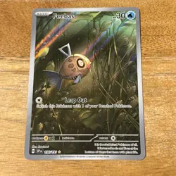 Pokemon TCG Feebas Illustration Rare Card Surging Sparks 198/191 - Image 1